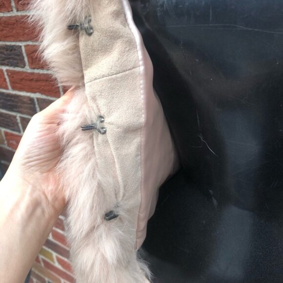 Real Fox Fur Suede Jacket. - Picture 6 of 8